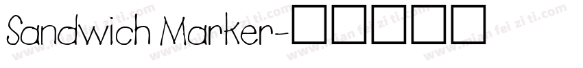 Sandwich Marker字体转换